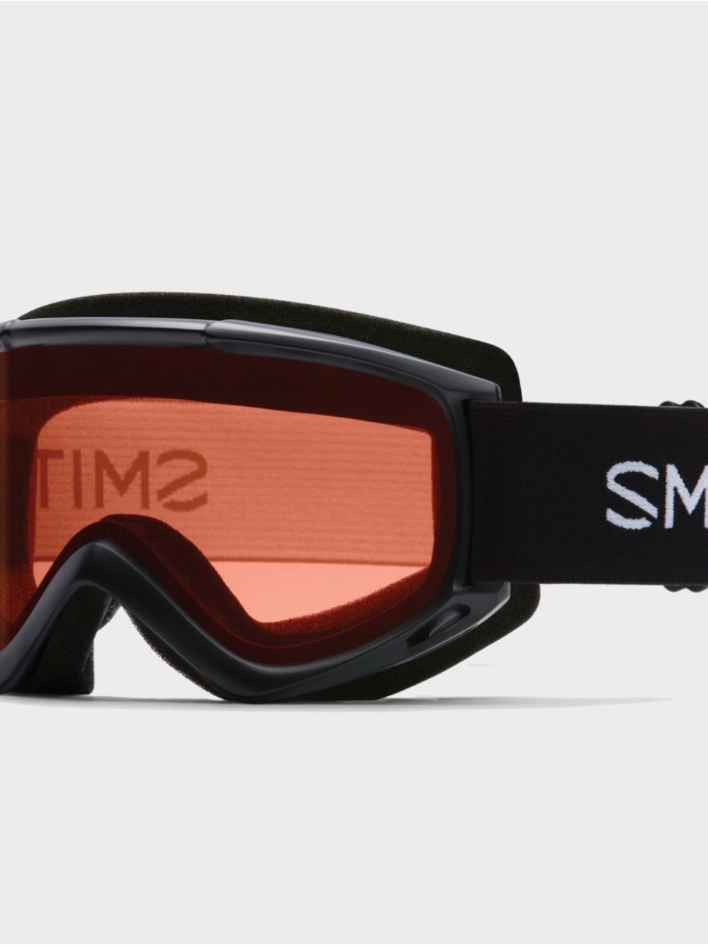 SMITH Black Goggles with Orange Lens